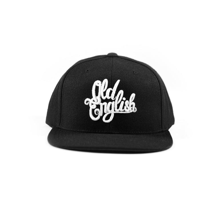 Members Only OE Black Snapback - Old English Brand