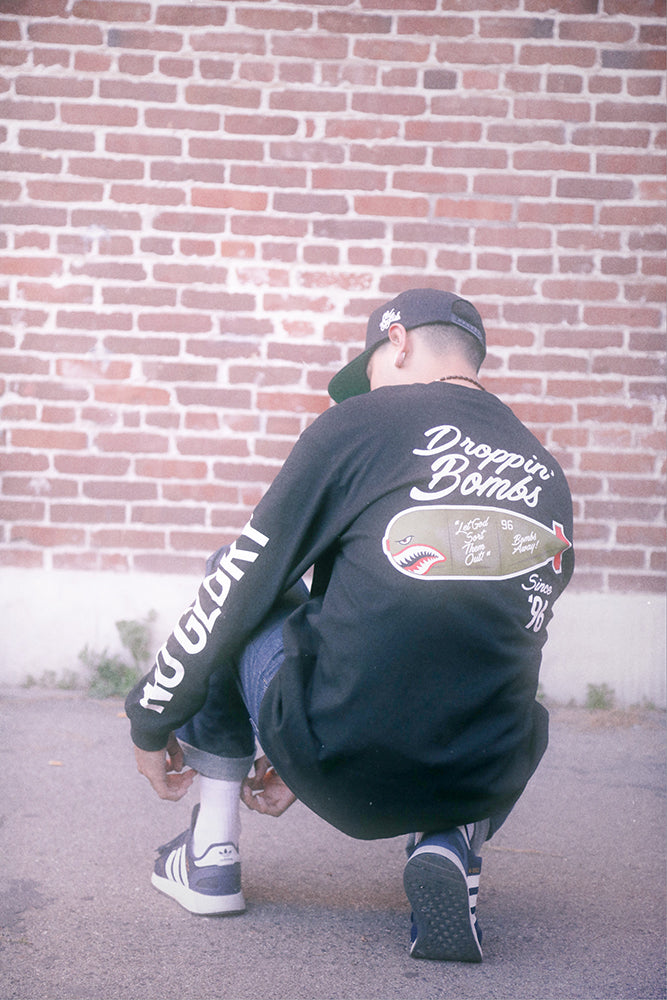 Dropping Bombs Long Sleeve - Old English Brand