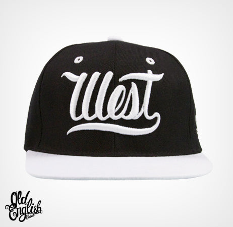 West OE Black & White Snapback